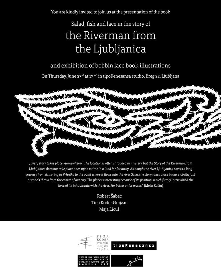 Presentation of the book “Salad, fish and lace in the story of The Riverman from the Ljubljanica”