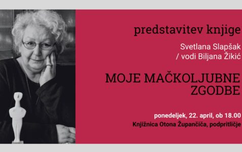 Predstavitev knjige “Moje mačkoljubne zgodbe”