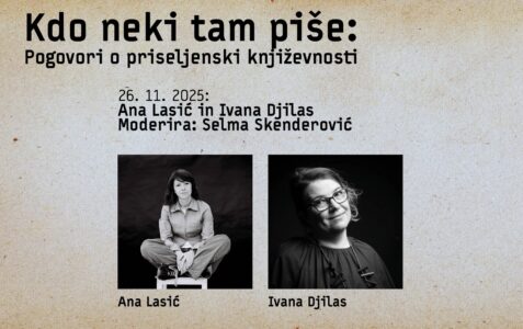 Šesti večer cikla “Kdo neki tam piše”? 